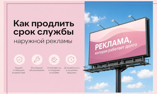 Как продлить срок службы наружной рекламы в  Нижнем Тагиле