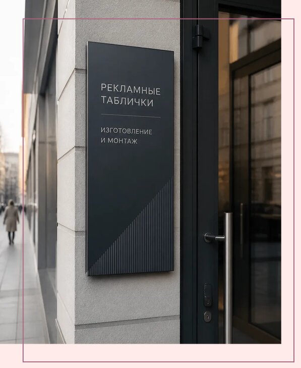 Рекламные таблички в Нижнем Тагиле по цене от 4684 р. | Аванза-Нжн