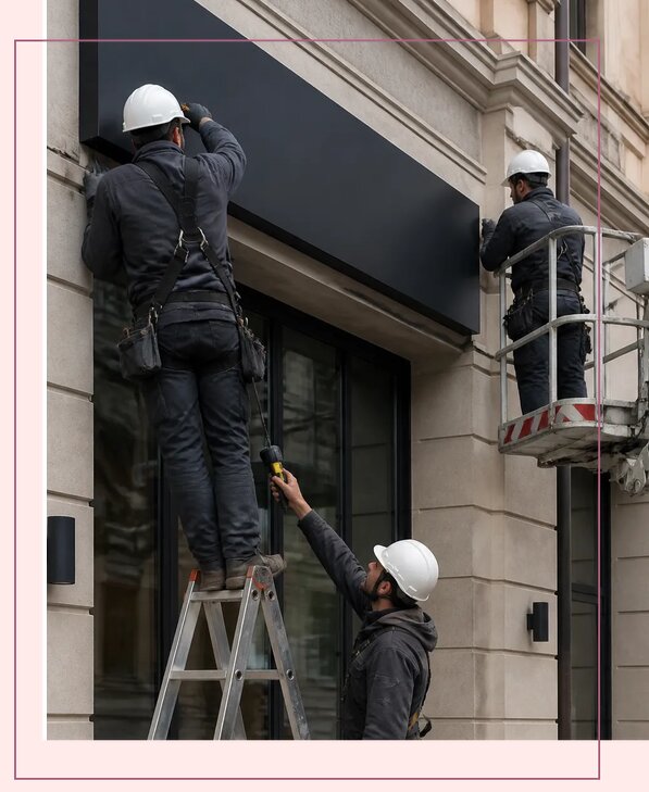 Профессиональный монтаж вывесок и рекламных конструкций в Нижнем Тагиле
